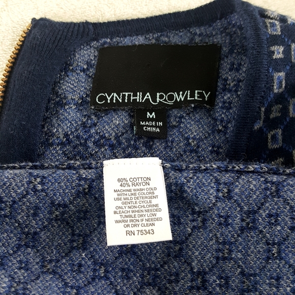 Cynthia Rowley Geometric Pencil Dress - Picture 4 of 5